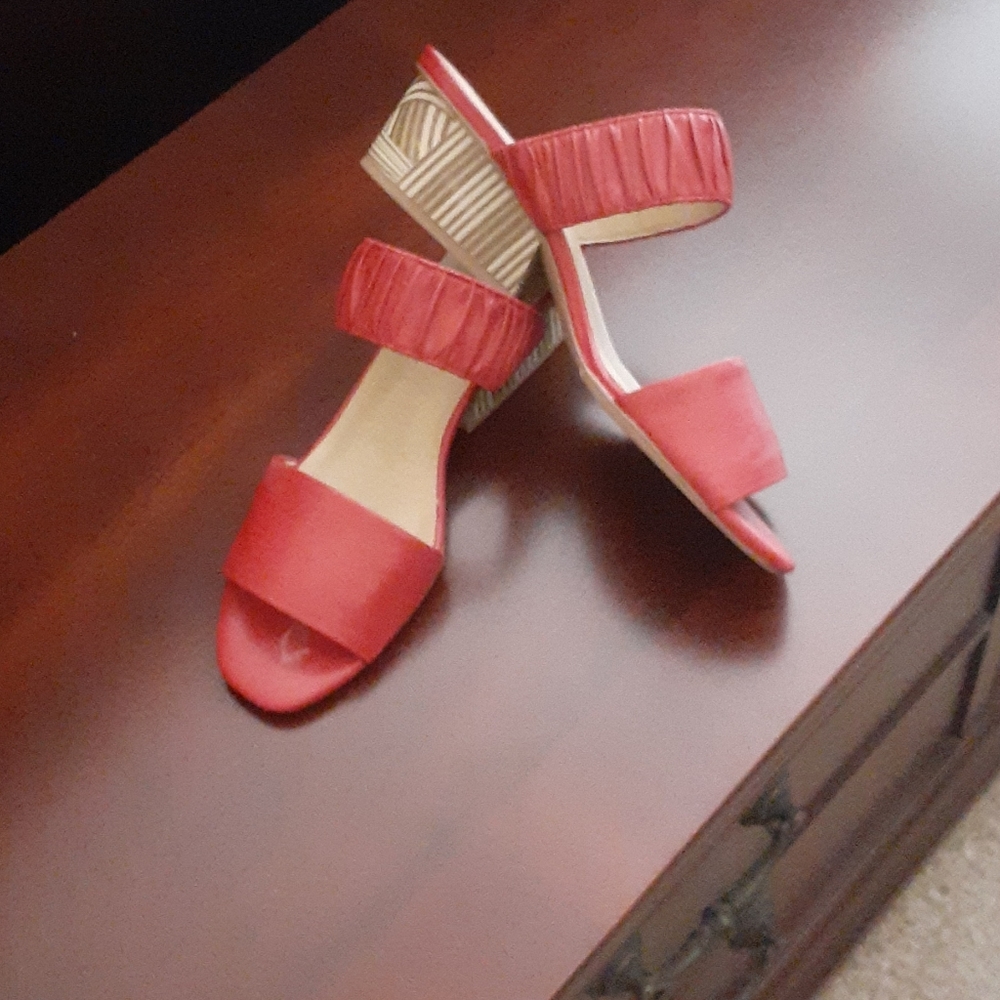 Red sandals